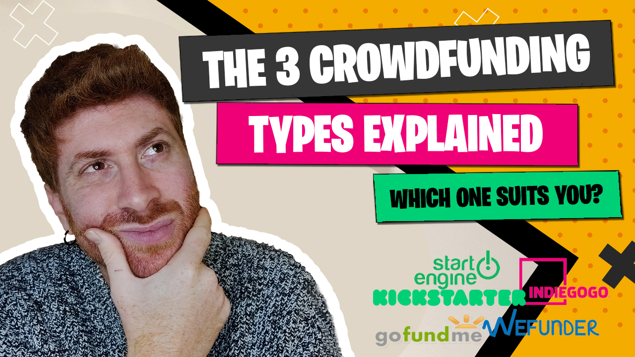the three crowdfunding types explained