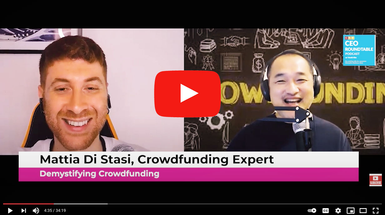 Mattia Di Stasi Interview: Demystifying Crowdfunding With David Kim