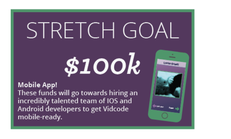 vidcode stretch goals