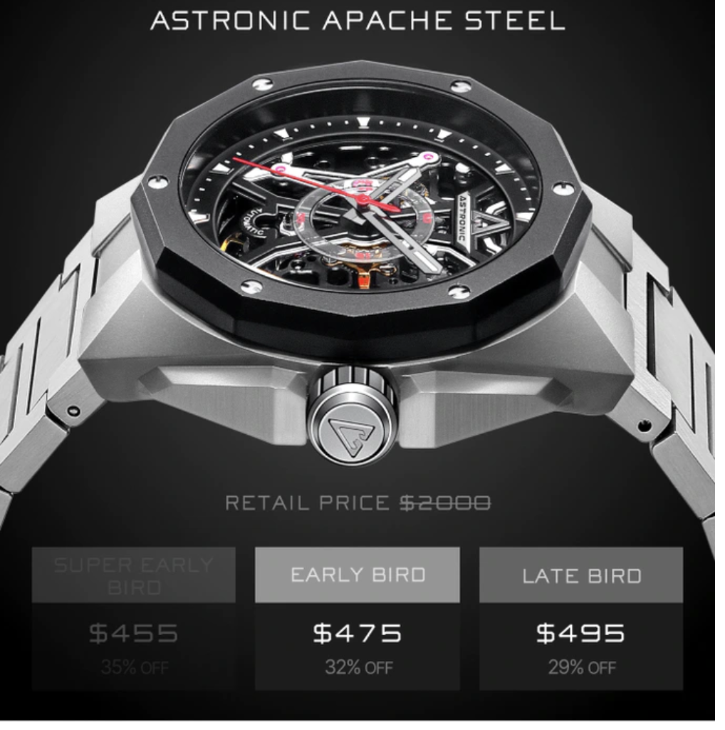 astronic watches reward