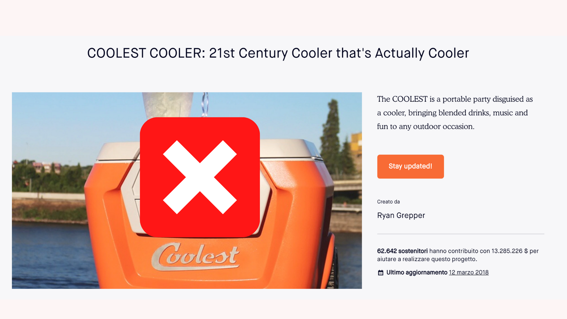 Crowdfunding Campaign Fail What to expect and how to avoid it mattia di stasi